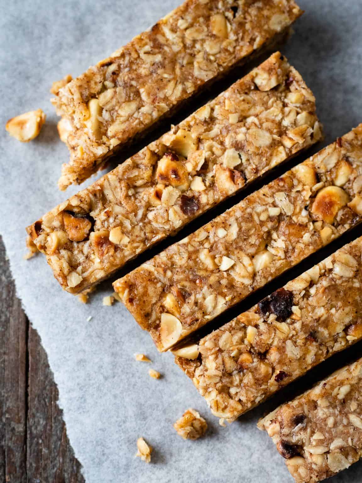 NoBake Apple Cinnamon Granola Bars Live Slow Run Far