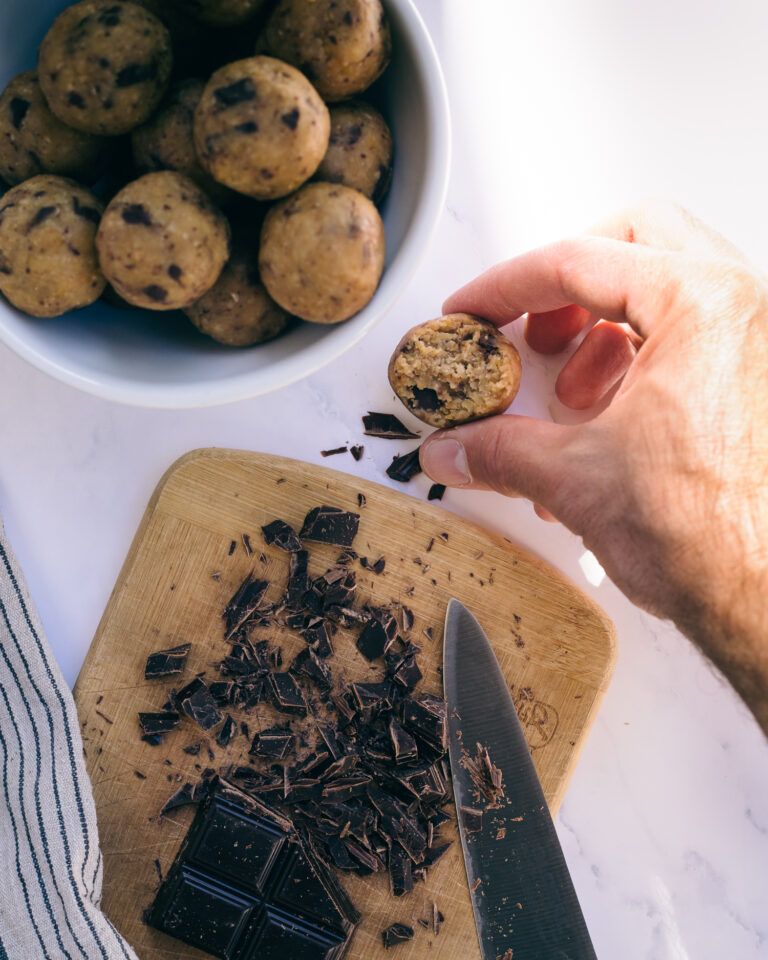 5 Ingredient Peanut Butter Chickpea Energy Balls Live Slow Run Far